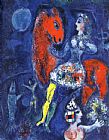 Marc Chagall Horsewoman on Red Horse